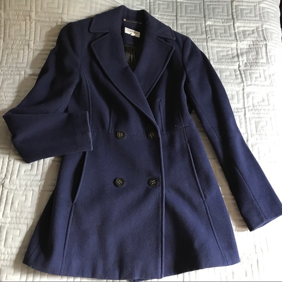 Calvin Klein Jackets & Blazers - Calvin Klein classic double breasted peacoat, navy